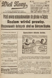 Wiek Nowy : popularny dziennik ilustrowany. 1922, nr 6308