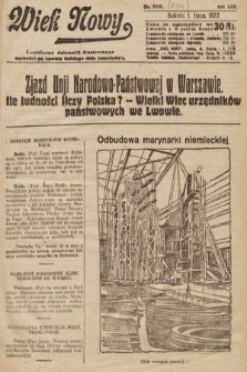 Wiek Nowy : popularny dziennik ilustrowany. 1922, nr 6314