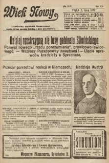 Wiek Nowy : popularny dziennik ilustrowany. 1922, nr 6319