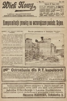 Wiek Nowy : popularny dziennik ilustrowany. 1922, nr 6320