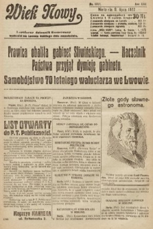Wiek Nowy : popularny dziennik ilustrowany. 1922, nr 6321