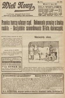 Wiek Nowy : popularny dziennik ilustrowany. 1922, nr 6322