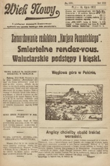 Wiek Nowy : popularny dziennik ilustrowany. 1922, nr 6325