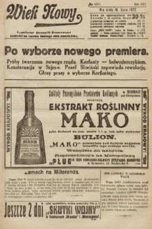 Wiek Nowy : popularny dziennik ilustrowany. 1922, nr 6327