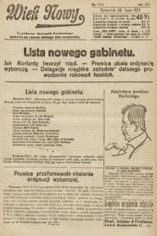 Wiek Nowy : popularny dziennik ilustrowany. 1922, nr 6330