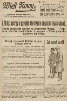 Wiek Nowy : popularny dziennik ilustrowany. 1922, nr 6333