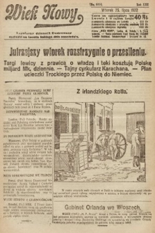 Wiek Nowy : popularny dziennik ilustrowany. 1922, nr 6334
