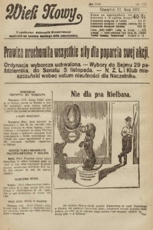 Wiek Nowy : popularny dziennik ilustrowany. 1922, nr 6336