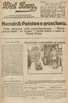 Wiek Nowy : popularny dziennik ilustrowany. 1922, nr 6338