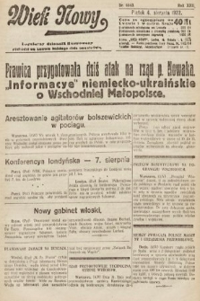 Wiek Nowy : popularny dziennik ilustrowany. 1922, nr 6343