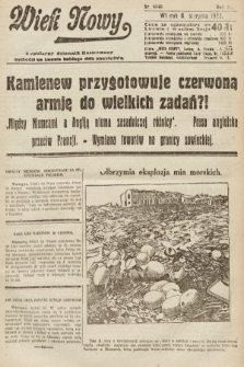 Wiek Nowy : popularny dziennik ilustrowany. 1922, nr 6346