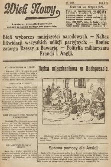 Wiek Nowy : popularny dziennik ilustrowany. 1922, nr 6359