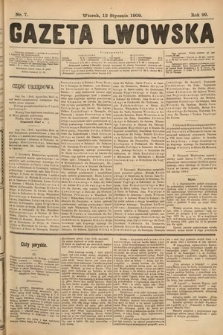 Gazeta Lwowska. 1909, nr 7