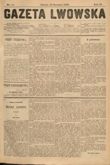 Gazeta Lwowska. 1909, nr 11