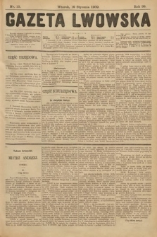 Gazeta Lwowska. 1909, nr 13