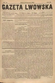 Gazeta Lwowska. 1909, nr 14