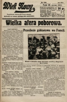Wiek Nowy : popularny dziennik ilustrowany. 1926, nr 7499