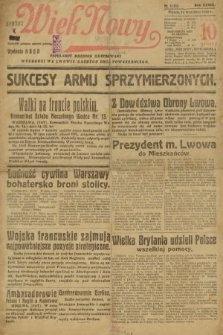 Wiek Nowy : popularny dziennik ilustrowany. 1939, nr 11515