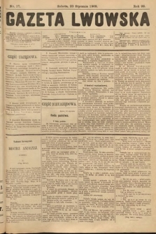 Gazeta Lwowska. 1909, nr 17