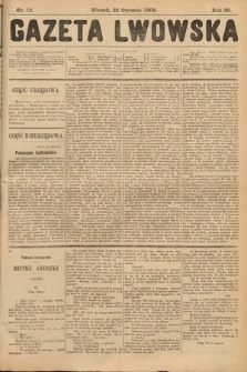Gazeta Lwowska. 1909, nr 19