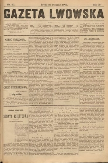 Gazeta Lwowska. 1909, nr 20