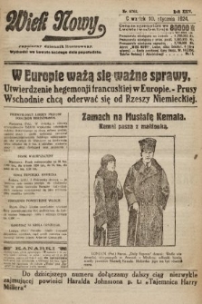 Wiek Nowy : popularny dziennik ilustrowany. 1924, nr 6762