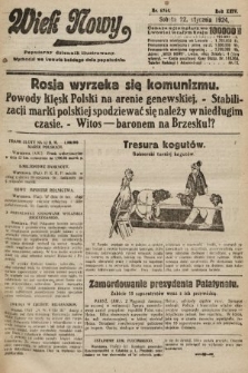 Wiek Nowy : popularny dziennik ilustrowany. 1924, nr 6764