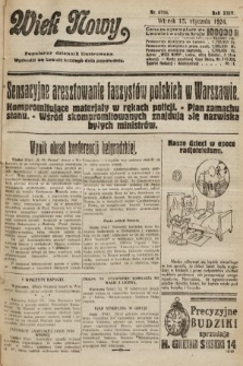 Wiek Nowy : popularny dziennik ilustrowany. 1924, nr 6766