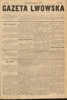 Gazeta Lwowska. 1909, nr 22