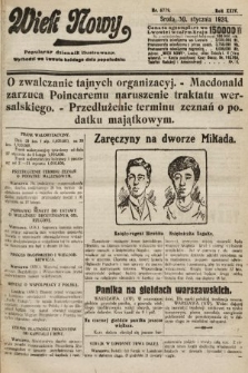 Wiek Nowy : popularny dziennik ilustrowany. 1924, nr 6779