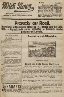 Wiek Nowy : popularny dziennik ilustrowany. 1924, nr 6782