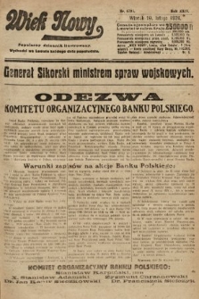 Wiek Nowy : popularny dziennik ilustrowany. 1924, nr 6795