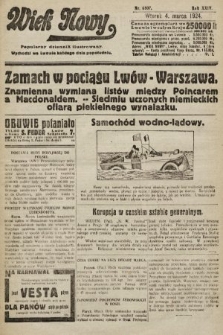 Wiek Nowy : popularny dziennik ilustrowany. 1924, nr 6807