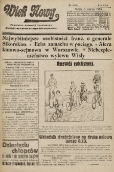 Wiek Nowy : popularny dziennik ilustrowany. 1924, nr 6808