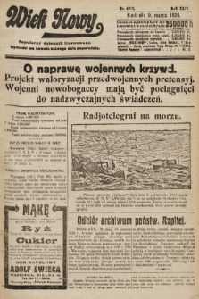 Wiek Nowy : popularny dziennik ilustrowany. 1924, nr 6812