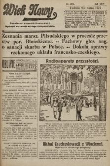 Wiek Nowy : popularny dziennik ilustrowany. 1924, nr 6824