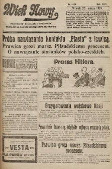 Wiek Nowy : popularny dziennik ilustrowany. 1924, nr 6825