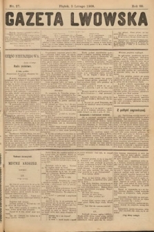 Gazeta Lwowska. 1909, nr 27