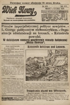 Wiek Nowy : popularny dziennik ilustrowany. 1924, nr 6830