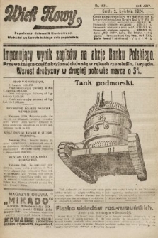 Wiek Nowy : popularny dziennik ilustrowany. 1924, nr 6831