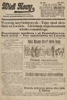 Wiek Nowy : popularny dziennik ilustrowany. 1924, nr 6848