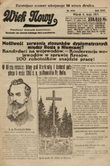 Wiek Nowy : popularny dziennik ilustrowany. 1924, nr 6858