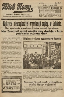 Wiek Nowy : popularny dziennik ilustrowany. 1924, nr 6859