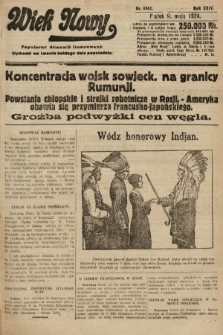 Wiek Nowy : popularny dziennik ilustrowany. 1924, nr 6861