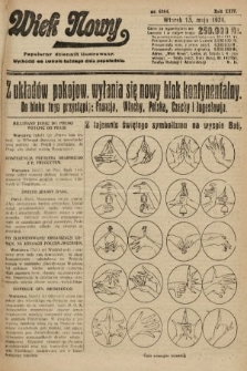 Wiek Nowy : popularny dziennik ilustrowany. 1924, nr 6864