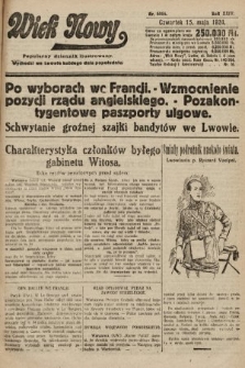 Wiek Nowy : popularny dziennik ilustrowany. 1924, nr 6866