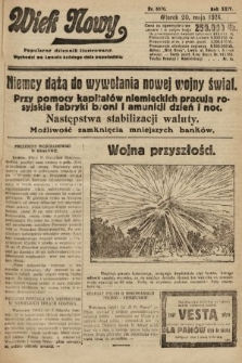 Wiek Nowy : popularny dziennik ilustrowany. 1924, nr 6870