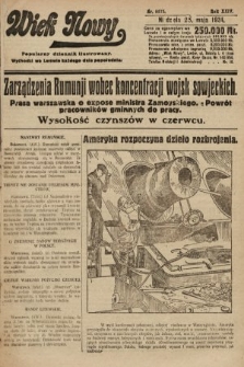 Wiek Nowy : popularny dziennik ilustrowany. 1924, nr 6875