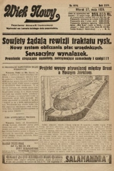 Wiek Nowy : popularny dziennik ilustrowany. 1924, nr 6876