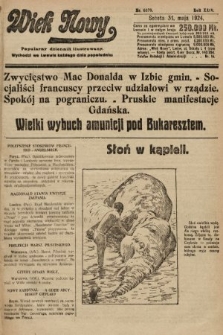 Wiek Nowy : popularny dziennik ilustrowany. 1924, nr 6879